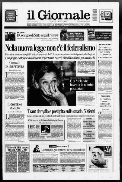 Il giornale : quotidiano del mattino